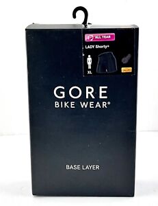 Cycling Shorts Padded Women’s Gore Base Layer Lady Shorty Size XL NWT! Black