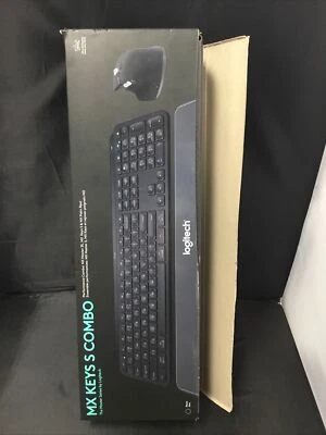 Logitech MX Keys S Combo 920-012274 (Wireless Keyboard, Mouse & Pam Rest) - Image 1 of 4