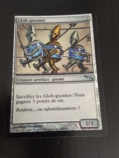 Mtg magic mirrodin bottle gnomes (French glob-gnomes) nm foil
