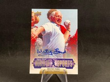 2011 UPPER DECK WORLD OF SPORTS BASEBALL WHITEY FORD #26 AUTO NEW YORK YANKEES