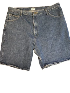 Wrangler Mens Shorts Size 42 Blue Jean Relxed Fit - Picture 1 of 10