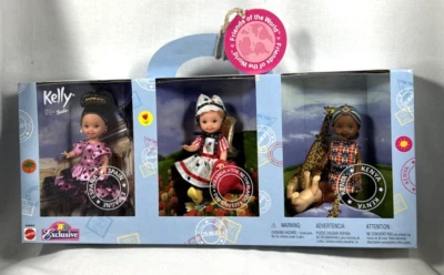 2002 BARBIE TRU EXCLUSIVE KELLY DOLLS FREINDS OF THE WORLD SPAIN HOLLAND KENYA0 - Image 1 of 4