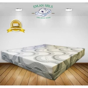 MATERASSO MEMORY WATERLILY GAIA MATRIMONIALE RIVESTIMENTO COOLMAX MIGLIOR PREZZO - Foto 1 di 6