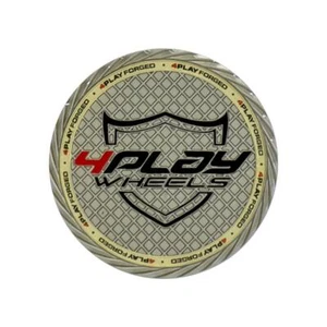 4PLAY Center Cap Coin - Silver & Gold - Picture 1 of 1