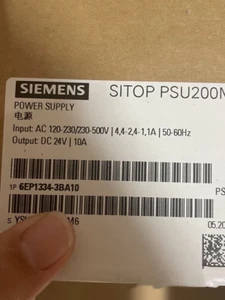 1PCS NEW SEALED SIEMENS SITOP PSU200M 6EP1334-3BA10 24VDC 10A Power Supply - Picture 1 of 3