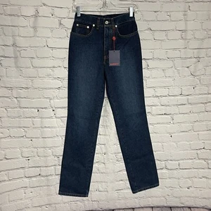 NWT New Hamnett Straight Leg Jeans Made In Italy Size 26 - Picture 1 of 11