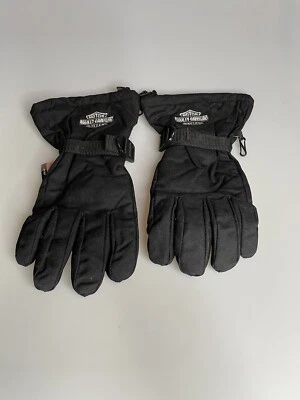 Guantes exteriores negros Harley Davidson para hombre tecnología media seca 100 % nailon Foto 1 de 4