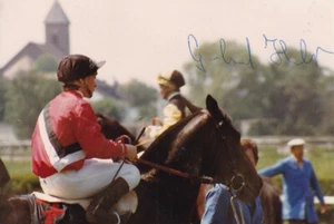 Gerhard Huber - German Jockey, Original Autograph, Circa 1980! - Picture 1 of 1