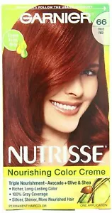 Garnier Nutrisse Permanent Nourishing Color Creme 66 True Red 1 Count Pack of 12 - Picture 1 of 5