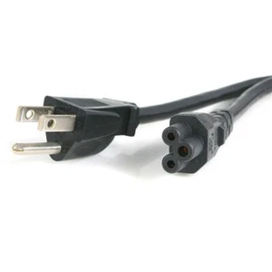 Cable de alimentación estándar para computadora portátil portátil CHN PXT101NB1S 1 FT (12") IEC NEMA 5-15P C5 - Imagen 1 de 1