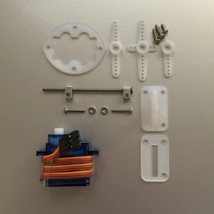 2 x 9G SG 90 ° Servo + Cuerno de control + Varilla de empuje para avión de radiocontrol - FSEN ■ - Imagen 1 de 4