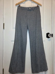 Pantalón J Crew Mezcla Lana Azul Espiga Clásico Oficina Carrera Preppy 0 - Imagen 1 de 6