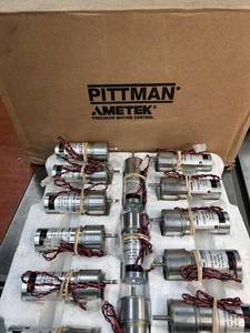 QTY 1 PITTMAN GEAR MOTOR 48V 96:1 RATIO 3X BALL BEARINGS 3/16” OUTPUT SHAFT - Picture 1 of 24