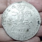 NETHERLANDS -Province of  GELDERLAND- Ducaton 1733 Silver -Leaping horse- SCARCE