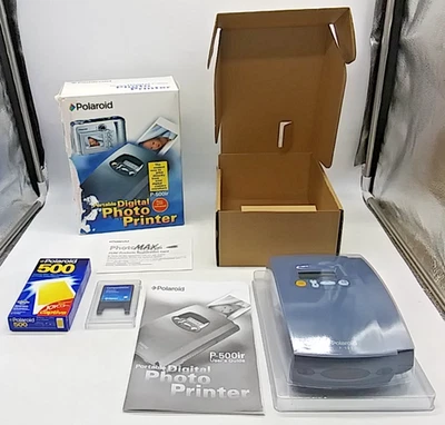 Polaroid Portable Digital Photo Printer P-500ir Sealed In Open Box w/ Manual + - Image 1 of 4