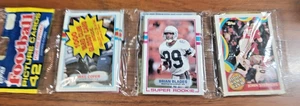 1989 Topps Football Rack Pack Brian Blades rookie Seahawk on Top 42 Sealed cards - Picture 1 of 3