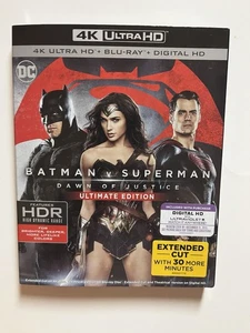 Batman v Superman: Dawn of Justice (4k Ultra HD Blu-ray, 2016) NEW w/slipcover - Picture 1 of 2