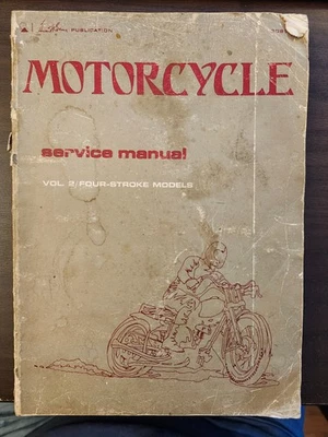 Moto Vol. Modelos 2/Cuatro Tiempos Tercera Edición 1972 Howard W. Sams Foto 1 de 4