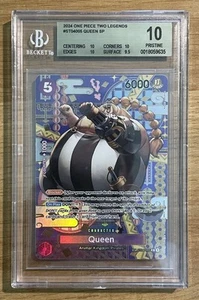 BGS 10 Pristine - Queen SP ST04-005 2024 One Piece Two Legends Trading Card - Picture 1 of 2