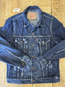 LEVI'S ® Giacca Giubbino Jacket Jeans Denim Trucker Tg S Workwear Distress Levis - Imagen 1 de 15