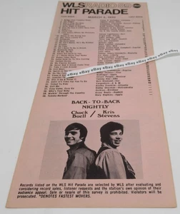 WLS Radio 89 Chicago TOP 45 Survey MAR 2, 1970 #1Song Simon & Garfunkel - Picture 1 of 4