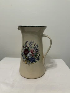 Haus und Garten Party Steinzeug 10" Blumen Krug Top Zustand - Bild 1 von 10