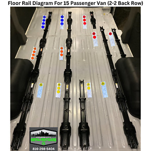 New Ford OEM Floor Rails & Hardware for Transforming your 15 Passenger Transit