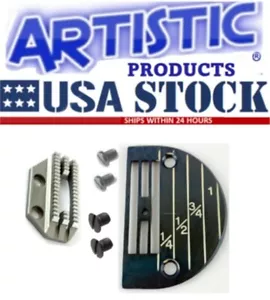Placa de aguja de alta resistencia, FeedDog SINGER31-15,241, BROTHER,JUKIDDL5500, ARTESANO, - Imagen 1 de 1