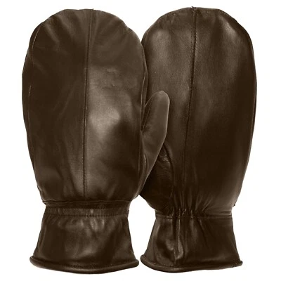 Guantes de cuero Park City para mujer con forro de piel de conejo de Pratt and Hart Foto 1 de 2