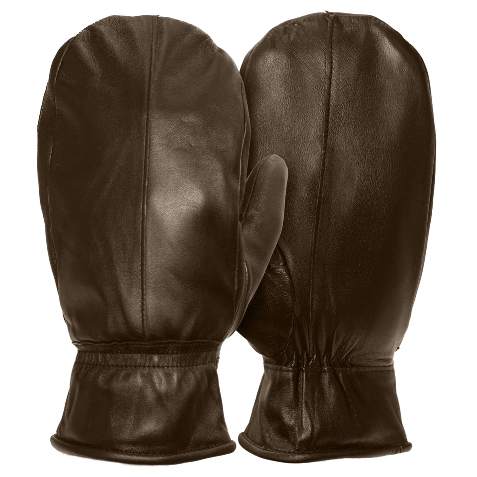 Guantes de cuero Park City para mujer con forro de piel de conejo de Pratt and Hart Foto 1 de 2