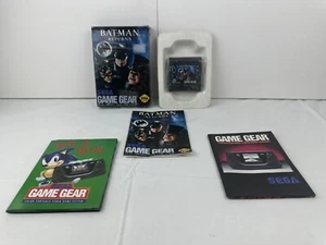 Batman Returns (Sega Game Gear, 1992) With Poster Manual and Box CIB - Picture 1 of 15