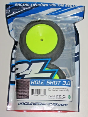 Associated RC10 B4/B44 9689 Felgen Reifen Pro-Line HoleShot 8282 Buggy Vintage - Bild 1 von 3