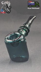 Pipas de mano de vidrio para fumar tabaco de 5,25" martilleo azulado - Imagen 1 de 5