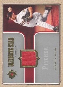 Roy Oswalt SM-OR 2007 Upper Deck Ultimate Collection Star Materials Jersey Red