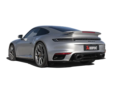2021+ PORSCHE 911 992 TWIN TURBO TT S 3.7L AKRAPOVIC TITANIUM EXHAUST SYSTEM - Image 1 of 4