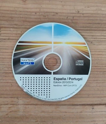 RT3 NAVIGATION CD  SPANIEN ESPANA PORTUGAL 2013/2014 CITROEN PEUGEOT - Bild 1 von 3