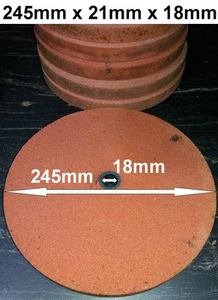 SCHLEIFSCHEIBE INDUSTRIE SCHLEIFBOCK SCHLEIFSTEIN Ø245mm iØ18mm 245x21,5x18 - Bild 1 von 1