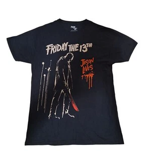 Freitag der 13. Jason lebt, Herren Film T-Shirt schwarz Gr. Medium - Bild 1 von 2