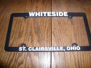 Whiteside St. Clarksville Ohio Plastic License Plate Surround - NOS - Picture 1 of 2