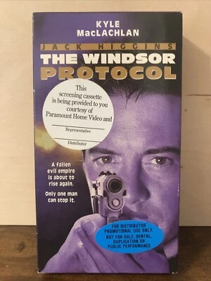 JACK HIGGINS THE WINDSOR PROTOCOL RARE OOP VHS 1998 Screening Cassette - Image 1 of 4