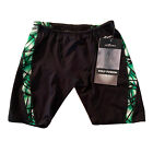 Dolfin Boys Jammer Size 24 Black Green Poly fusion  New Fracture