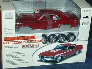 CLASSIC METAL WORKS 1969 CHEVY CAMARO SS396 ASSEMBLY KIT 1/24 VHTF - Picture 1 of 10
