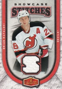 06-07 FLAIR SHOWCASE STITCHES JERSEY BRIAN RAFALSKI #SS-RA NEW JERSEY DEVILS - Picture 1 of 1