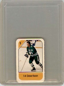 1982-83 POST CEREAL MINI NHL HOCKEY CARD DAVE KEON HARTFORD WHALERS #NNO