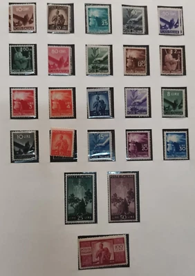 ITALIA Scott# 463-477 unificato# 543-565 ** Sin Fijasellos MNH - Imagen 1 de 2