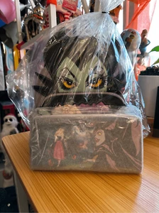 Loungefly Disney Villains Scene Sleeping Beauty Maleficent Backpack & Wallet NWT - Picture 1 of 15