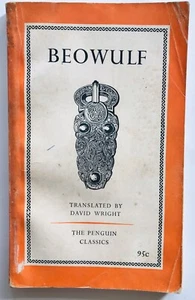 Beowulf Translated by David Wright Penguin Classic 1962 Anglo Saxon EV Rieu - Picture 1 of 9