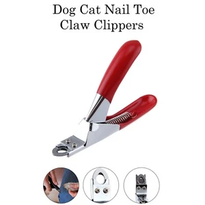 Dog Cat Nail Toe Claw Clippers Scissor Trimmer Shear Cutter Pet Grooming Tool - Picture 1 of 10