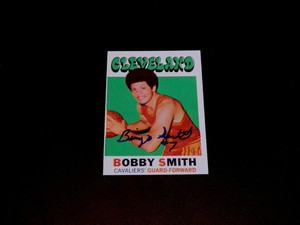 Bobby Smith 1971 Topps #93 Autographed Cleveland Cavs Auto NBA Rare