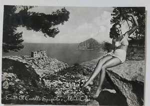 29476 Cartolina - Trapani - Erice - Castello Spagnolo e Monte Cofano - VG 1958 - Picture 1 of 2